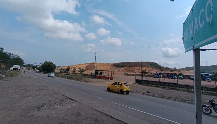 Via a El Zulia. / Foto Leonardo Favio Oliveros-La Opinión