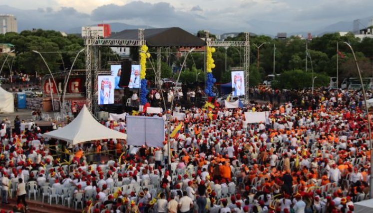 Multitudinario estuvo el cierre de campaña de Paloma Valencia en Cúcuta/Foto: Gabriel Barrera