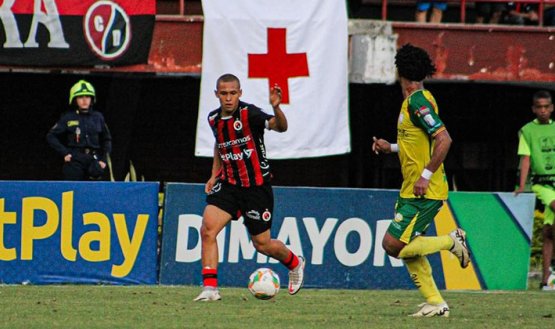 Dayan Pérez, jugador del Cúcuta Deportivo. 