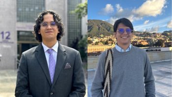 Gracias al trabajo de Marco David Camacho (izquierda) y Carlos Daniel Galindo (Derecha), se logró la prohibición del matrimonio infantil en Colombia. / Fotos: Cortesía.