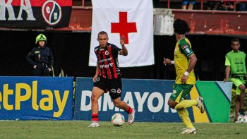 Dayan Pérez, jugador del Cúcuta Deportivo. 