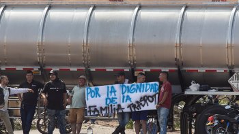 Bloqueos en la vía Cúcuta-Ocaña. / Foto Archivo