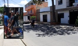 Pareja Baleada Bebé
