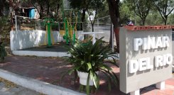 Entrada al barrio Pinar del Río.