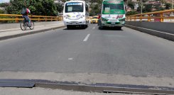 El puente Benito Hernández conecta al municipio de Los Patios con Cúcuta. 