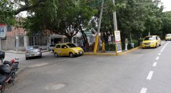 Así es la entrada al barrio Nuevo Escobal.
