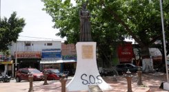 Así se encuentra el parque Juana Rangel de Cuéllar, a la espera de una pronta intervención.