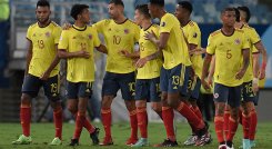 Colombia derrotó 1-0 a Ecuador en la Copa América. 