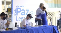•	En el marco de una jornada de Paz con Legalidad efectuada en el municipio de Sardinata
