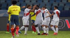 La selección Colombia perdió tres puntos que lo podían haber asegurado en la siguiente fase de la Copa América que se disputa en Brasil./Foto: AFP