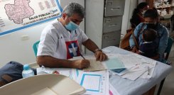 Aunque la situación no pasó a mayores, los profesionales de la salud y habitantes del municipio exigen el respeto a la integridad de todas las personas.  / Cortesía / La Opinión