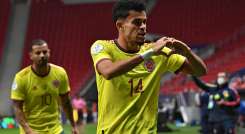 Luis Díaz, goleador de Colombia en la Copa América. 