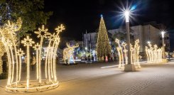 La iluminación navideña trae calidez y alegría./Foto: cortesía