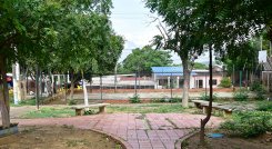 El parque y la cancha están en pésimas condiciones.