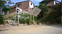 Cancha del barrio Cundinamarca ubicada en la calle 10 con la avenida 21. 