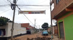 Más de tres cuadras están cerradas. / Foto: Deicy Sifontes 