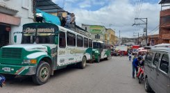 Suspendido despacho de vehículos hacia la zona del Catatumbo. / Foto: Cortesía / La Opinión 