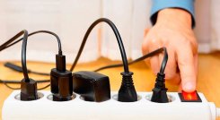 Electrodomésticos en el hogar.