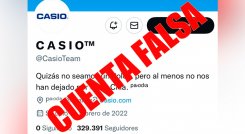 Cuentas falsas de Casio 