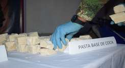 Pasta de base de coca. / Foto: La Opinión