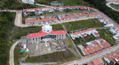 El nuevo casco urbano de Gramalote se extiende sobre 151 kilómetros  cuadrados. 