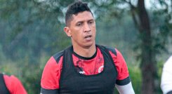 Ramiro Sánchez, arquero del Cúcuta Deportivo. 