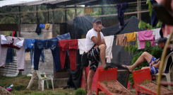 Víctimas de desplazamiento forzado del Catatumbo.