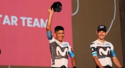 Nairo Quinta a sus 35 años confía en hacer un buen Giro.