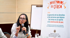 Campaña contra la estigmatización  de los firmantes de paz.