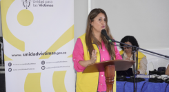 Lyda Camacho, subdirectora general de la Unidad para las Víctimas.
