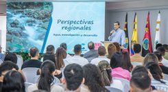 Foro Agua, Investigación y Desarrollo, Perspectivas regionales, celebrado en Corponor./Foto cortesía