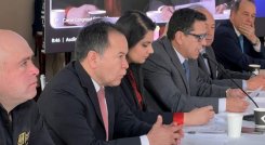 Gobernador William Villamizar en la audiencia pública que se llevó a cabo en el Senado/Foto cortesía