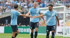 Erling Haaland fue clave en la victoria de los Citizens. 