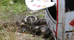 Accidente de tránsito.