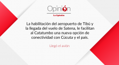 Llegó el avión