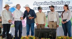 El presidente Petro lanza el programa de agroindustria y comercialización del Catatumbo.