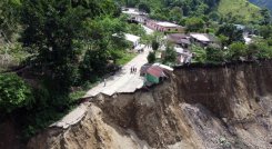 Así se veía San José de Castro un día después de la avalancha el pasado 3 de junio de 2024./Foto archivo