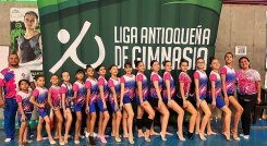 Las gimnastas cucuteñas demostraron su talento y jerarquía.