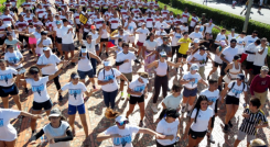 Así estuvo la 'Carrera por la Vida' en Cúcuta.