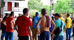 Víctimas de desplazamiento forzado del Catatumbo.