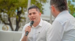 Alcalde Juan Camilo Suárez en una audiencia pública de rendición de cuentas/Foto cortesía 