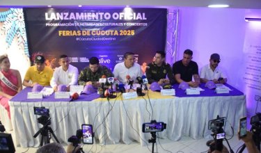 El alcalde Jorge Acevedo Peñaloza presentó ayer en sociedad las Ferias 2025/Foto cortesía