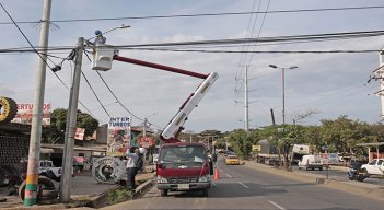 El robo de las luminarias afecta la seguridad en los diferentes sectores de Cúcuta./Foto archivo 