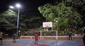 El cambio de luminarias dio inicio desde febrero de 2021.