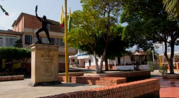 Parque en honor al prócer colombiano José Antonio Galán, sentenciado a muerte por liderar la Insurrección de los comuneros en el Virreinato de Nueva Granada.