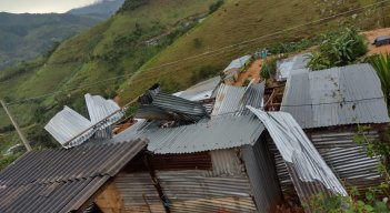 Las primeras lluvias causaron estragos en la zona rural y urbana del municipio de Convención. /Foto: Cortesía/ La Opinión 