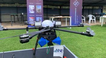 El dron cuenta cuenta con instrumentos de medición para el monitoreo 