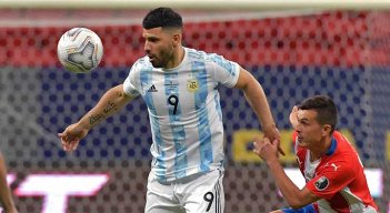 Sergio 'Kun' Agüero, delantero de la selección Argentina