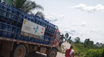 Bloqueos en la vía a Tibú.
