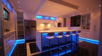 Luces LED en casa